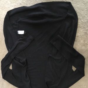 Black circle cardigan